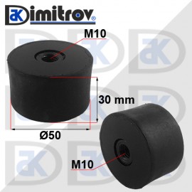 Антивибрационен тампон М10 х Ø 50 х 30 mm